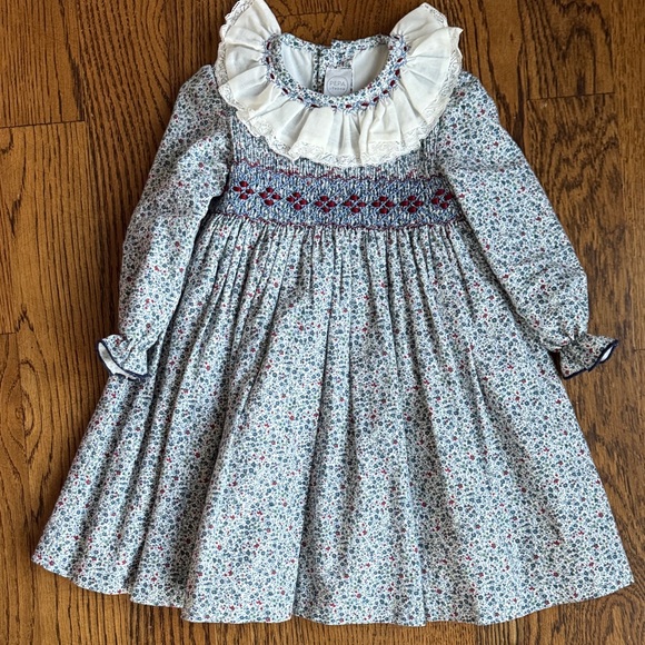 Pepa London Other - Pepa London Liberty Dress with Smocked Ruffled Collar 2 year